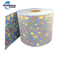 Baby diaper frontal tape bopp film rolls diapers disposable baby